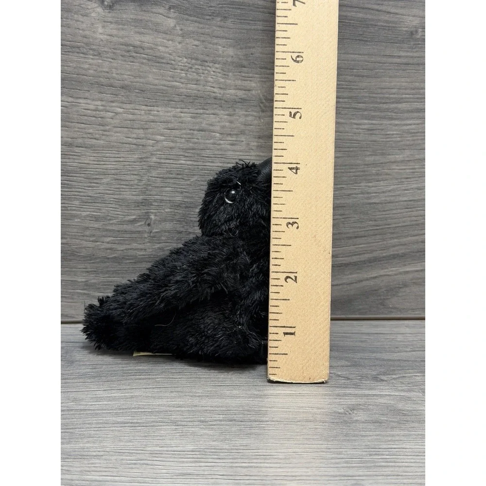 Folkmanis Mini Raven Finger Puppet Stuffed Animal Plush Imagination